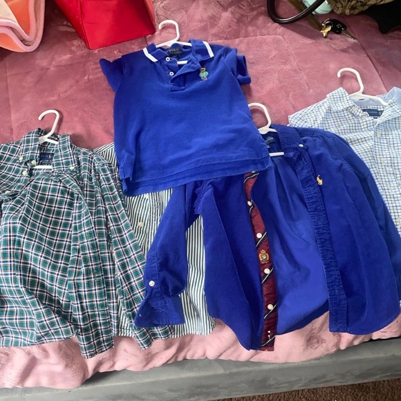 Bundle of polo shirts toddler t4 and one t3 - Picture 2 of 8